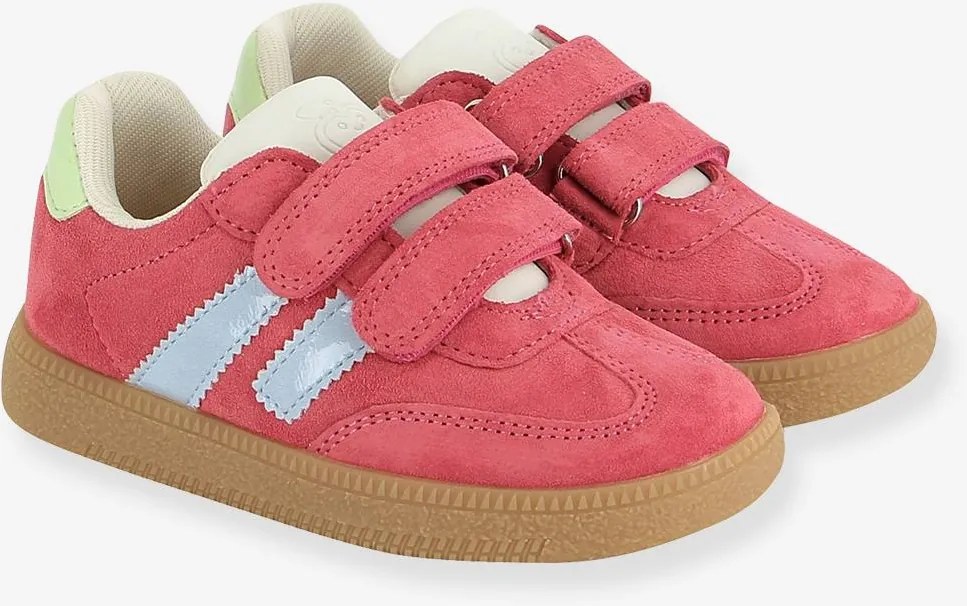 Ténis com barras autoaderentes Yuzu Shoo Pom rosa