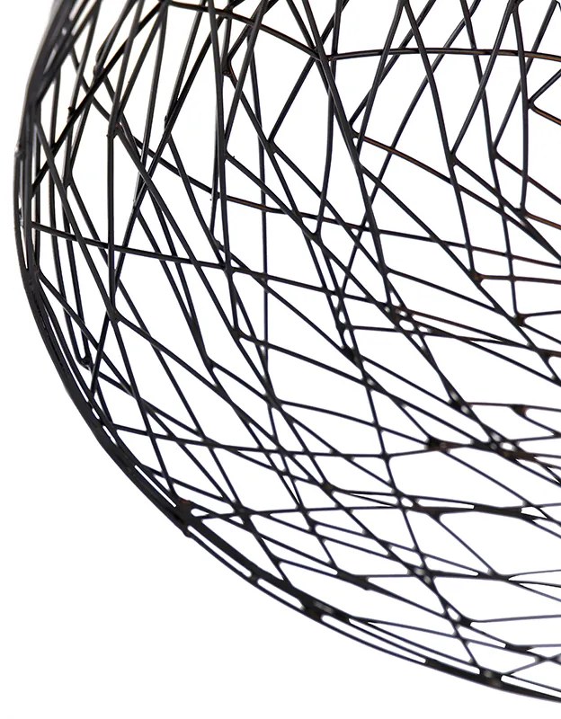 Candeeiro de teto oriental preto 40 cm - Glan Oriental