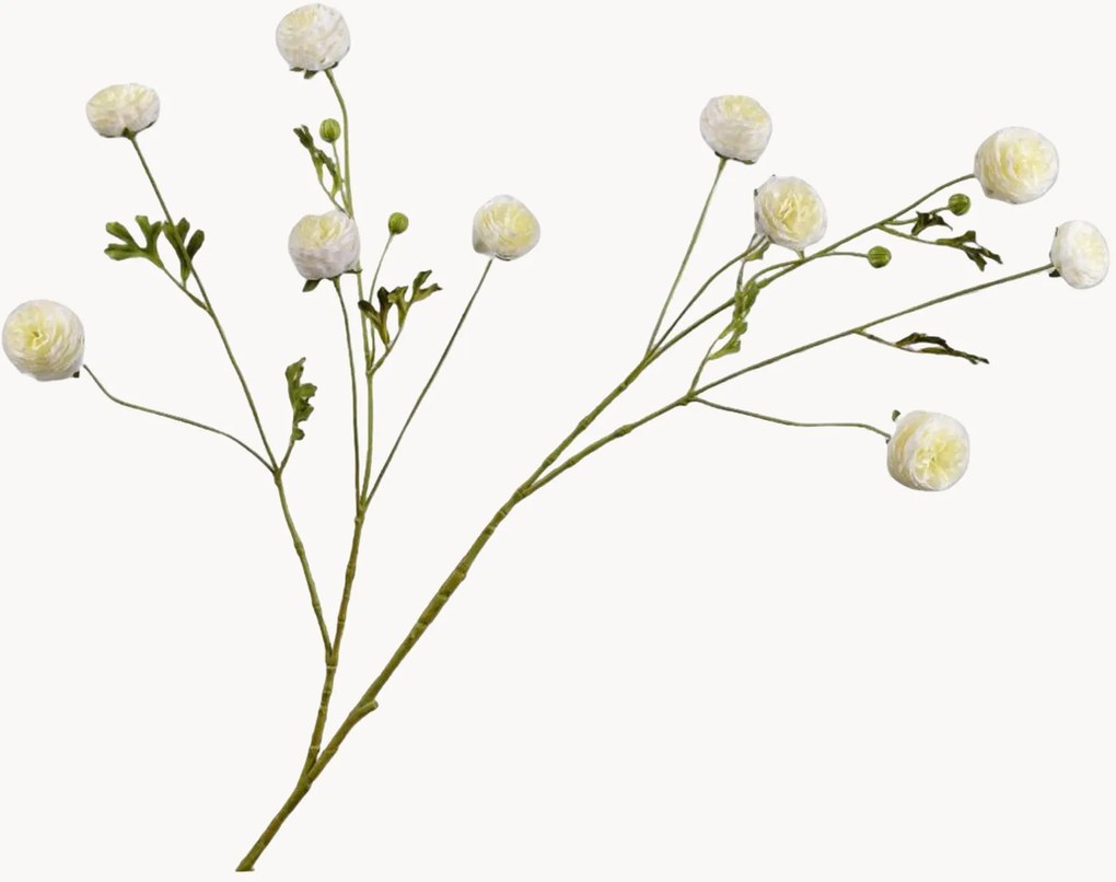 Flores artificiais Ranunculus, conjunto de 2