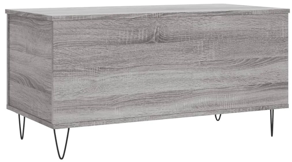Mesa de centro 90x44,5x45 cm derivados de madeira cinza sonoma