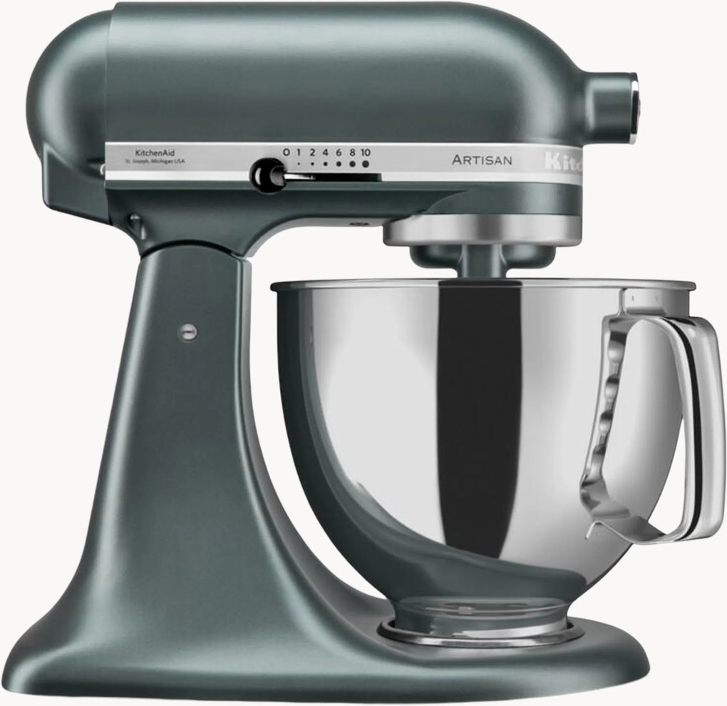 Batedeira com cabeça inclinável Artisan, 4,8 L, conjunto de 8