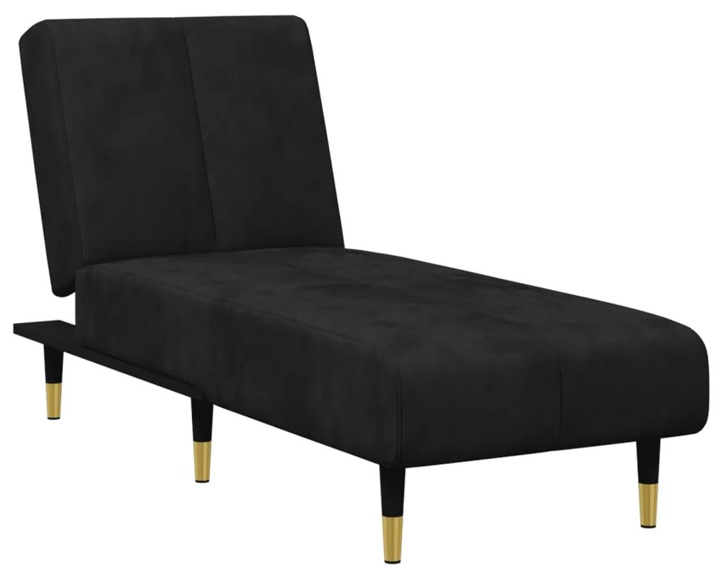 2 pcs conjunto de sofás veludo preto