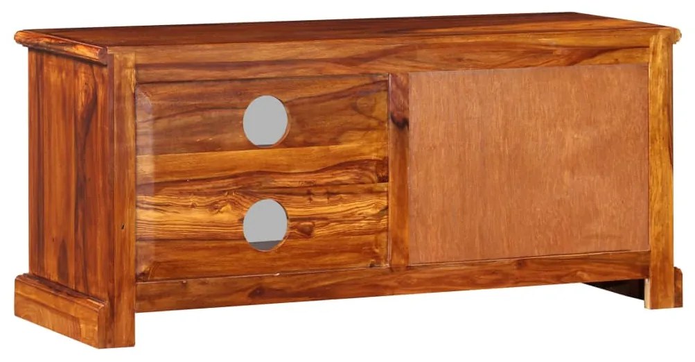 Móvel de TV madeira acácia maciça 90x30x40 cm