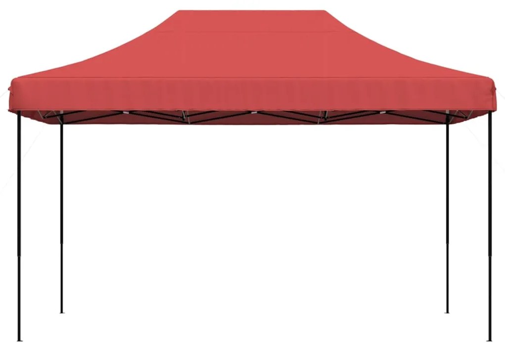 Tenda para festas pop-up dobrável 440x292x315 cm bordô