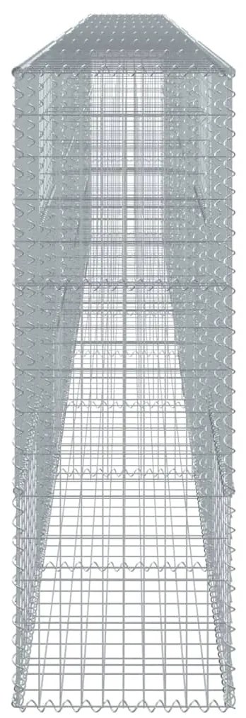 Cesto gabião com cobertura 800x50x150 cm ferro galvanizado