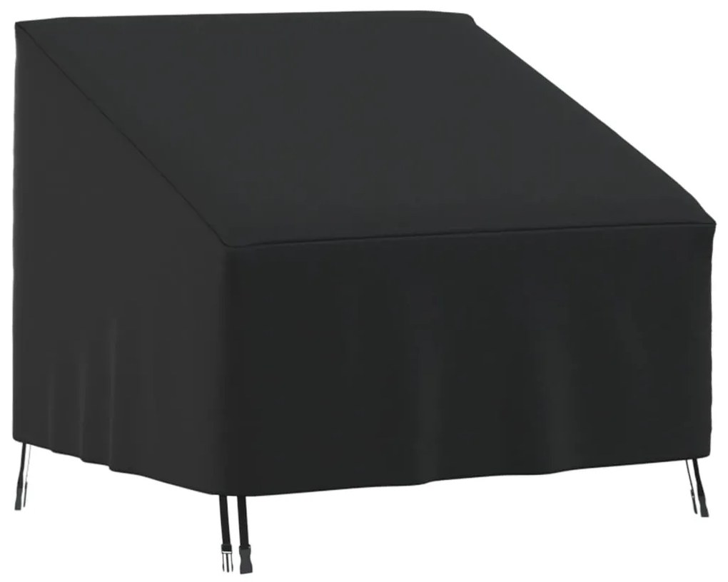 vidaXL Capa para cadeira de jardim 96x79x49/74 cm 420D oxford preto