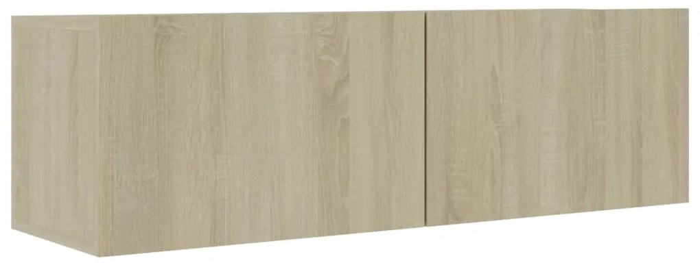 5pcs conjunto de móveis de TV derivados madeira carvalho sonoma