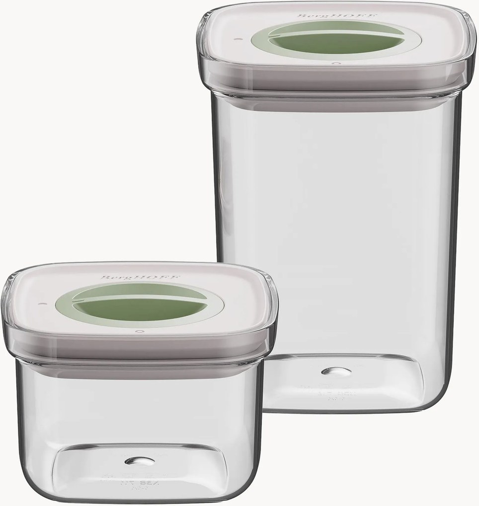 Recipientes herméticos para alimentos Smart, conjunto de 2