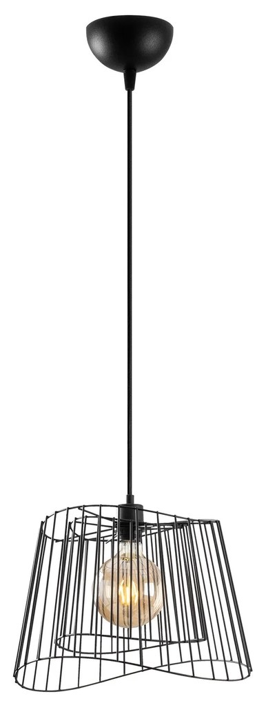 Candeeiro Chandelier Byisoo – Preto – 40 x 40 cm