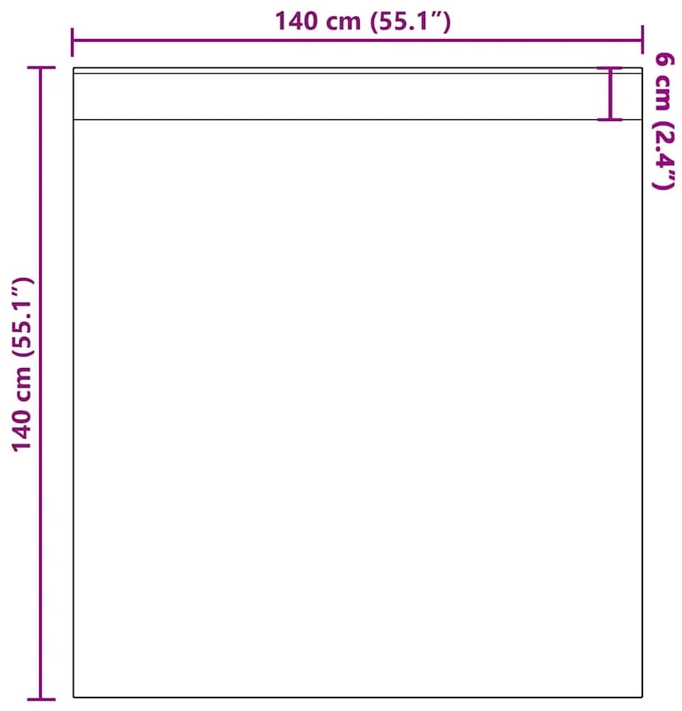 Cortinas de voile com bolsos para varão 2 pcs branco