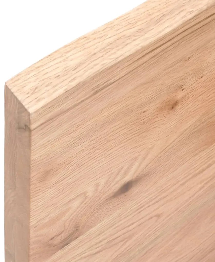 Prateleira de parede 60x40x(2-4) cm carvalho tratado castanho
