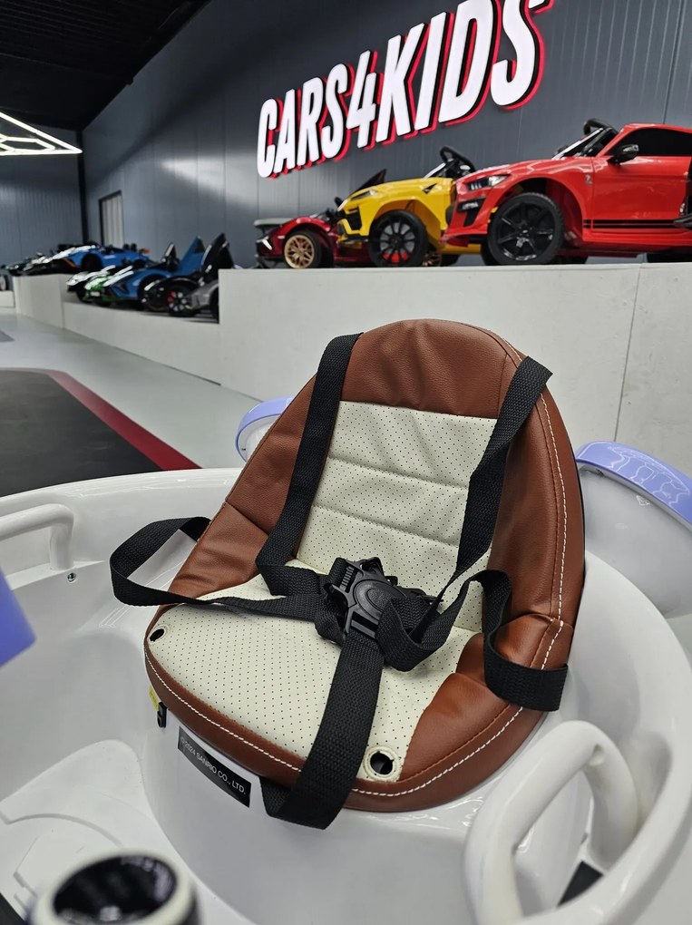 Carrinho Choques elétrico para crianças Hello Kitty 6V branco