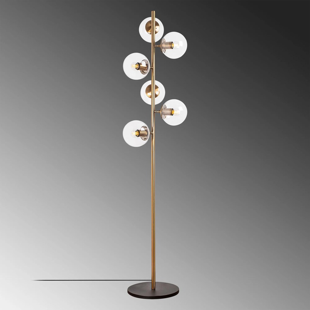 Candeeiro de Pé Fazli – Vintage – 35 x 22 x 163 cm