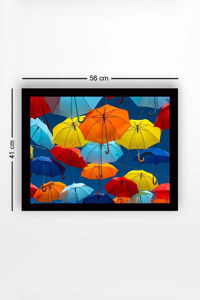 Quadro Decorativo em MDF SC0541 – Multicolor – 41 x 56 cm