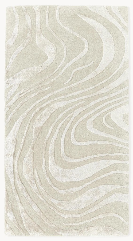 Tapete artesanal com relevo Winola