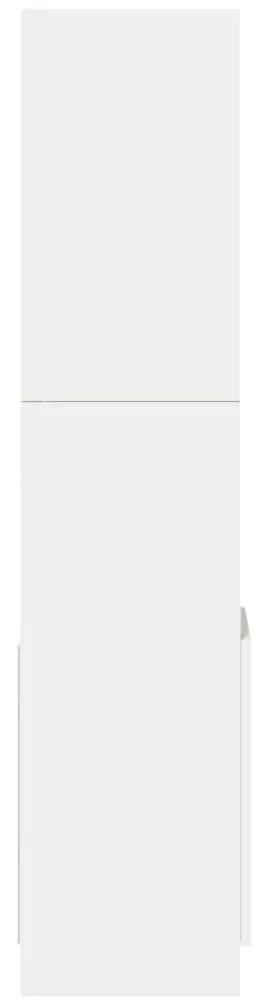 Armário alto 92x33x140 cm derivados de madeira branco