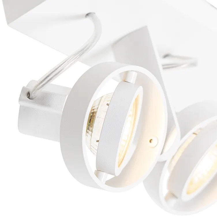 Foco moderno branco 2 luzes - Master 50 Moderno