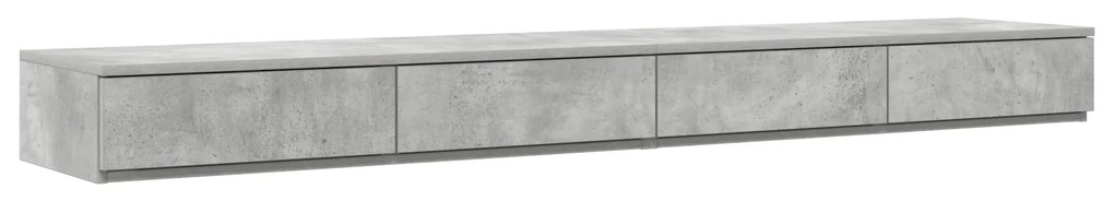 Estrado de Cama Cinza Concreto 200x200 cm