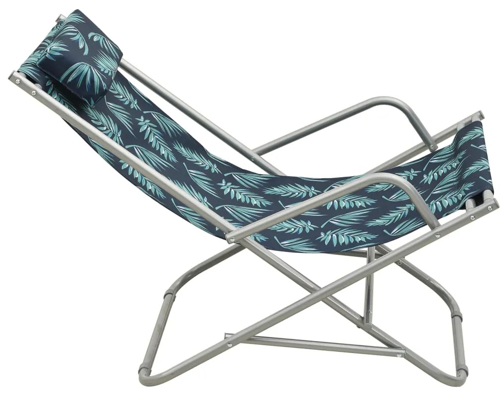 Cadeiras de baloiço 2 pcs aço estampagem de folhas