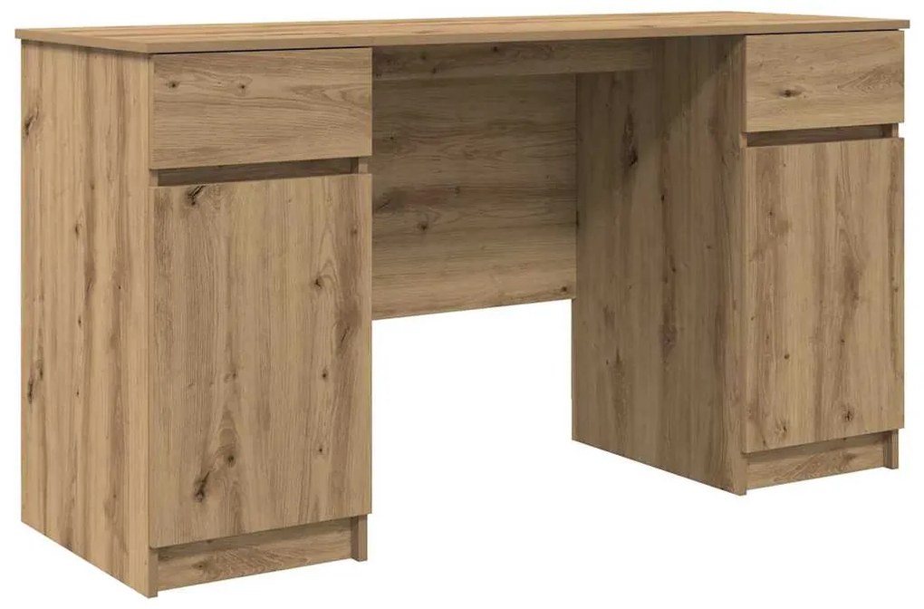 Mesa vidaXL Artisan Carvalho 140x49x76 cm Madeira de engenharia