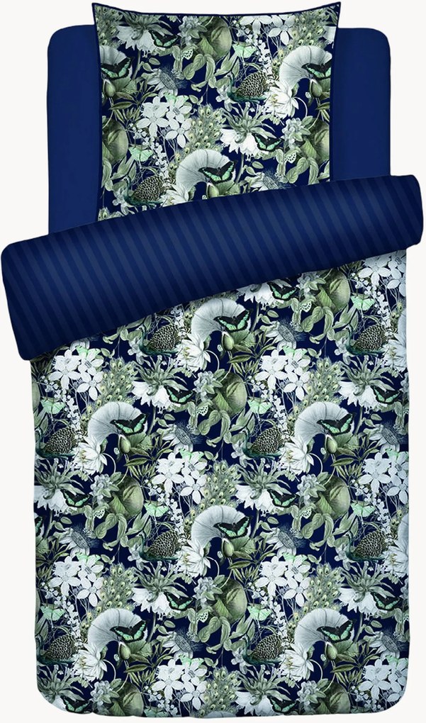 Conjunto de roupa de cama em cetim de algodão Jardin Orné, vários tamanhos