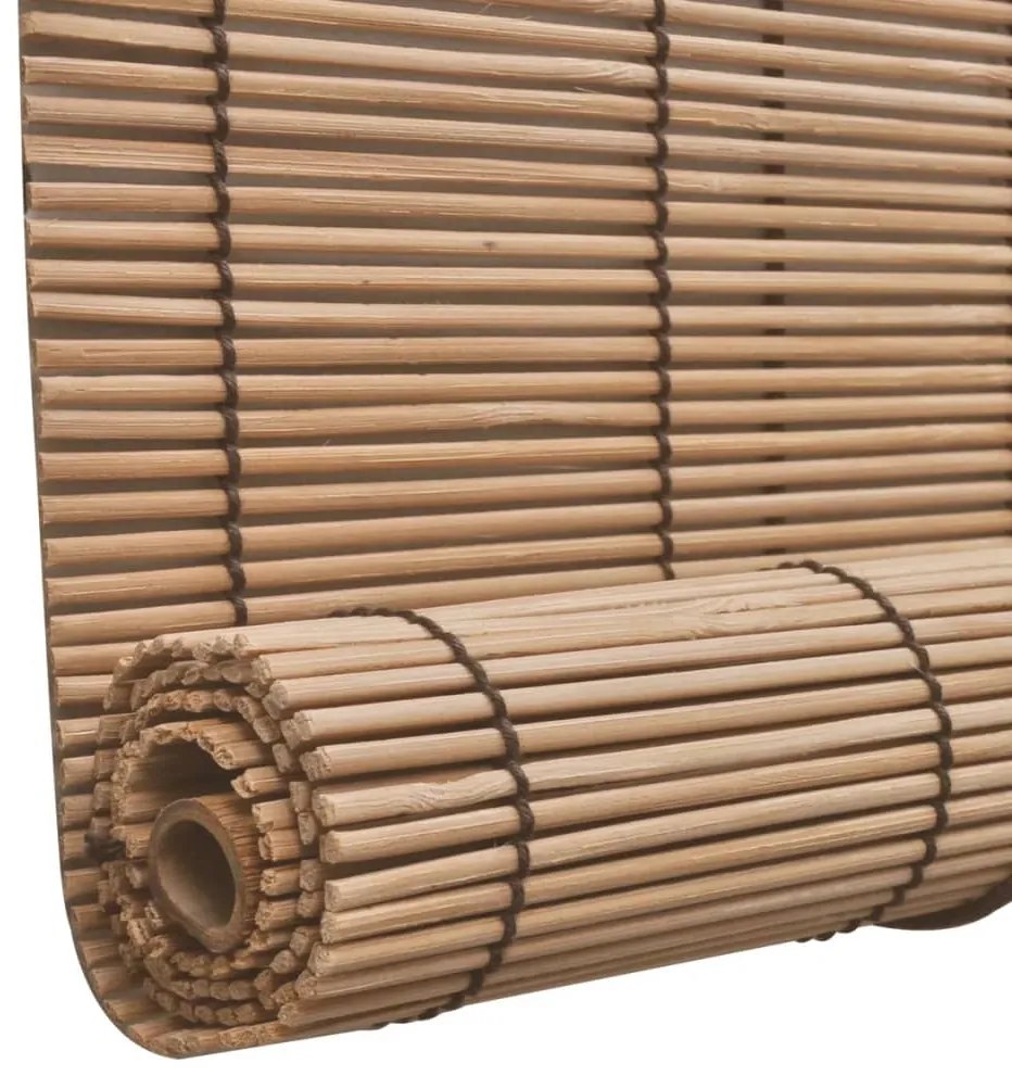 Estore de enrolar 80 x 160 cm bambu castanho
