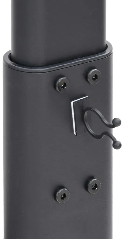 Suporte de canto para TV 32-65 polegadas c/ 2 prateleiras preto
