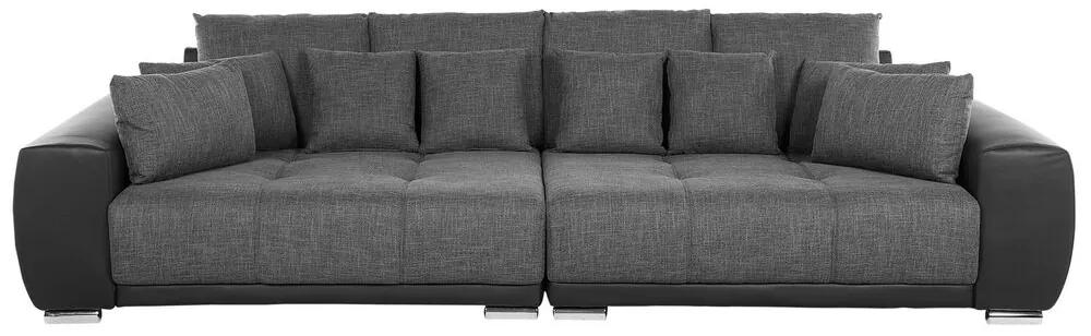 Sofá XL em tecido cinzento escuro TORPO Beliani