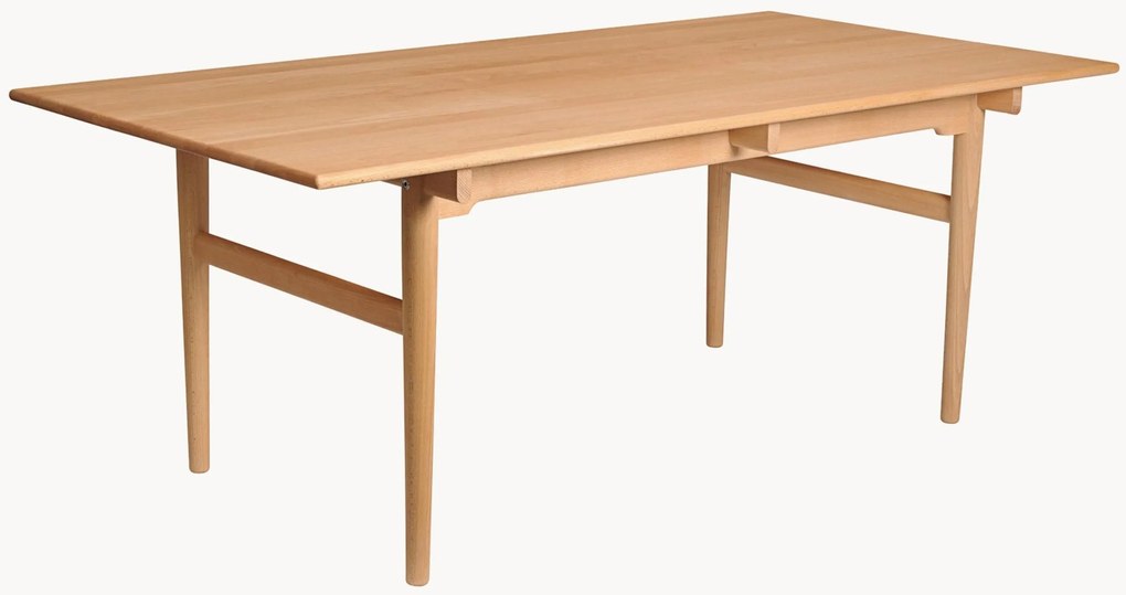 Mesa de jantar em madeira de faia CH327, 248 x 62 cm