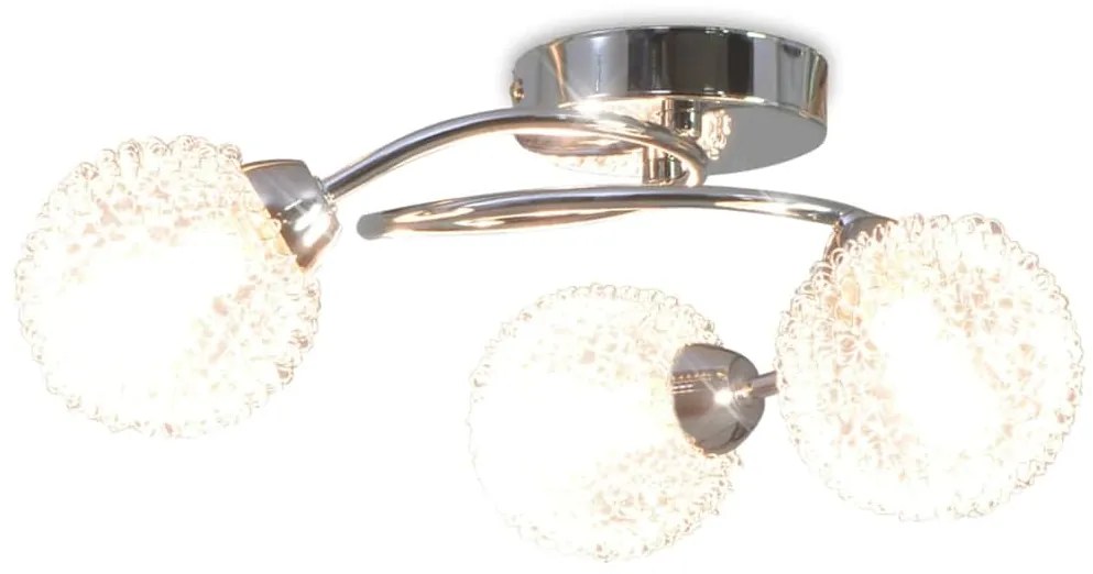 Candeeiro de teto com 3 lâmpadas LED G9 120 W