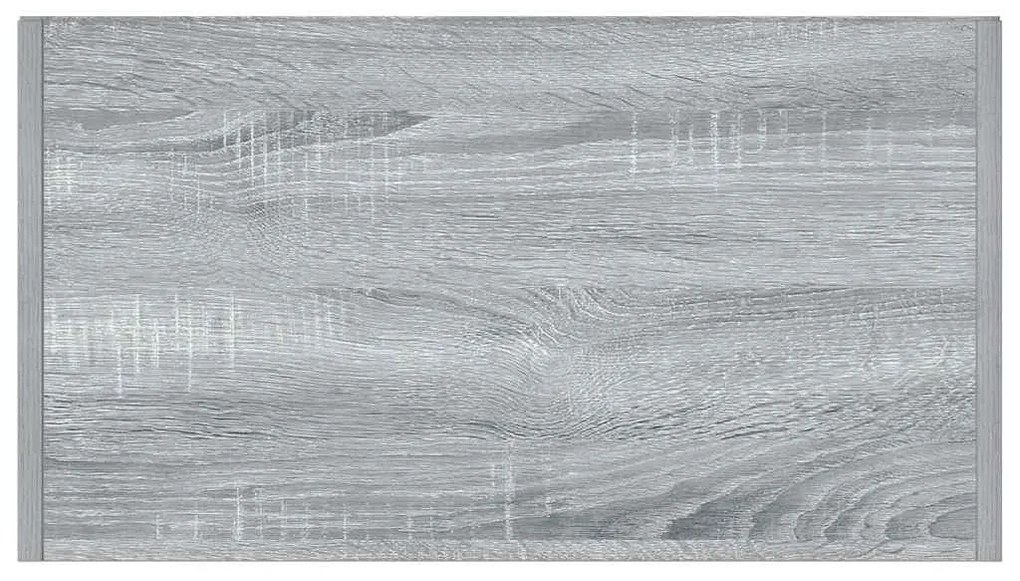 Armário casa de banho 60x33x80 cm madeira sonoma cinza