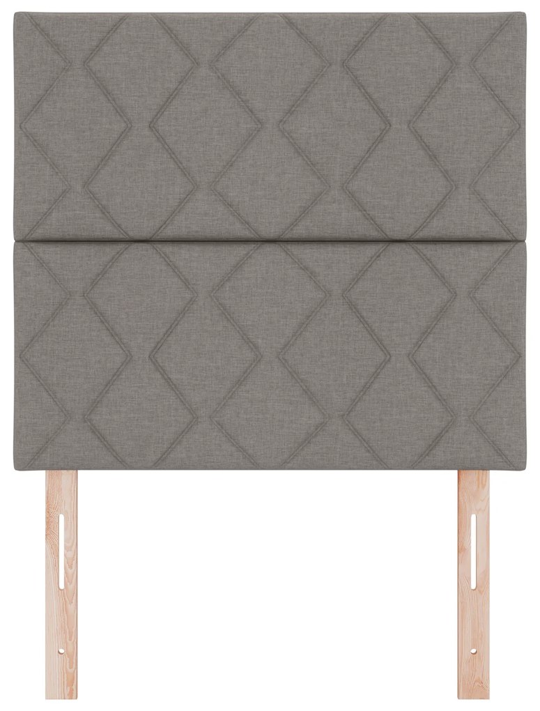 Cabeceira Design Blocos de Diamante Taupe 90 cm Tecido