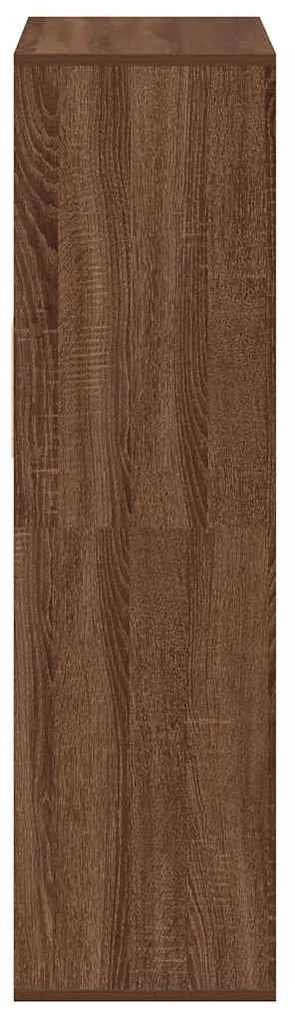 Estante carvalho castanho 66x31x112 cm derivados de madeira