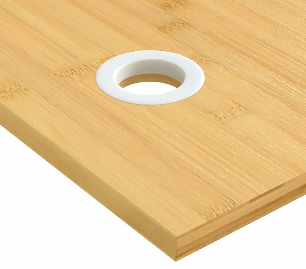 Tampo de secretária 80x40x1,5 cm bambu