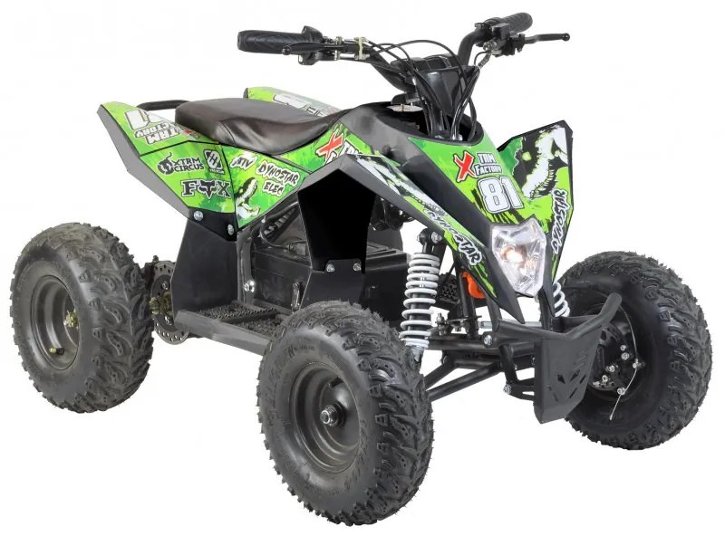 MOTO 4 ELÉCTRICA CRIANÇAS DYNOSTAR 1300W LITIO BLACK EDITION VERDE