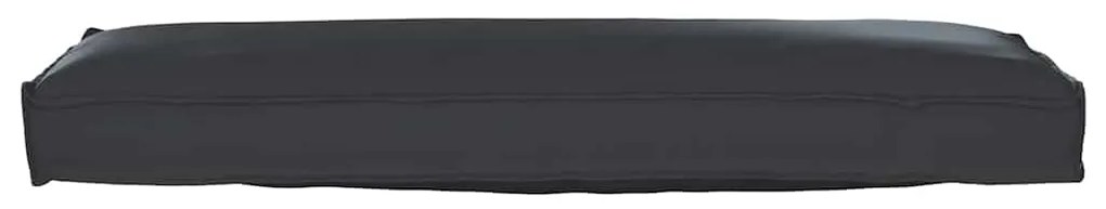 Almofadas para Paletes - 2 peças, Preto, 120 x 40 x 8 cm, Tecido Oxfor