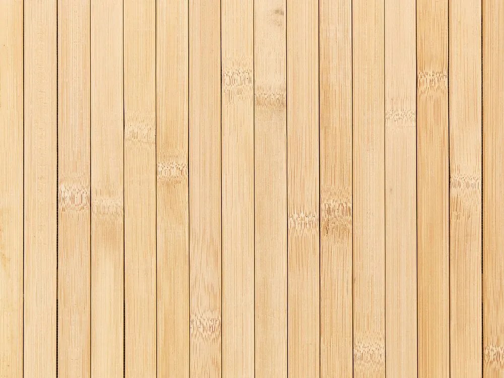 Cesto em madeira de bambu clara 60 cm KALTHOTA Beliani