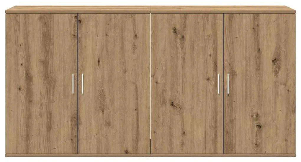 Buffets 2 pcs Carvalho Artesanal 79x38x80 cm Madeira de Engenharia