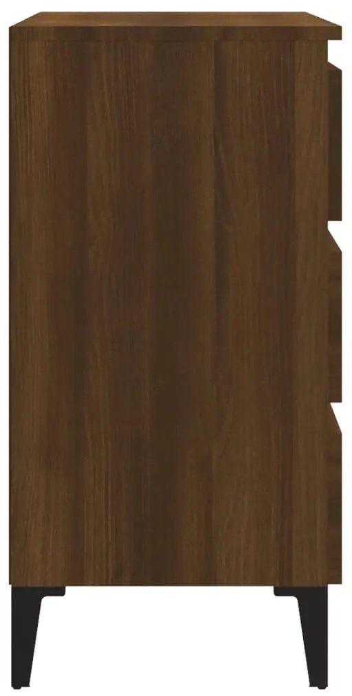 Aparador 60x35x69 cm derivados de madeira carvalho castanho