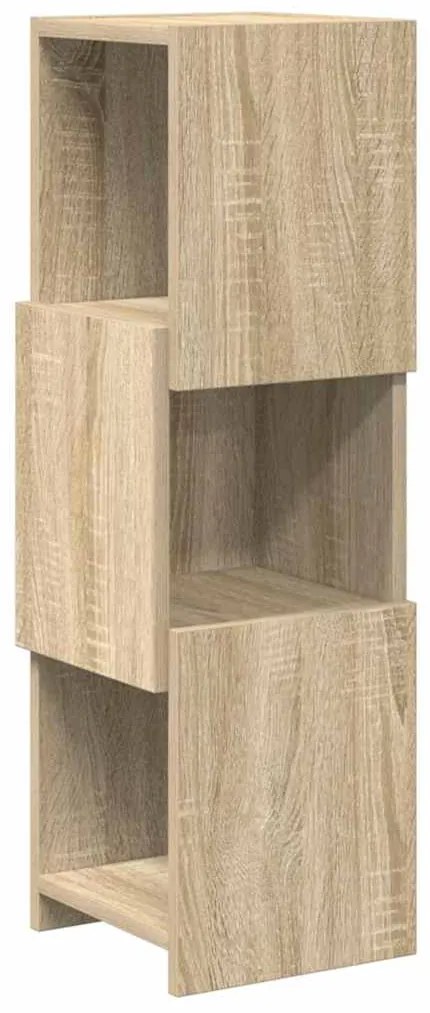 vidaXL Armário de canto Carvalho Sonoma 25,5x25x80cm