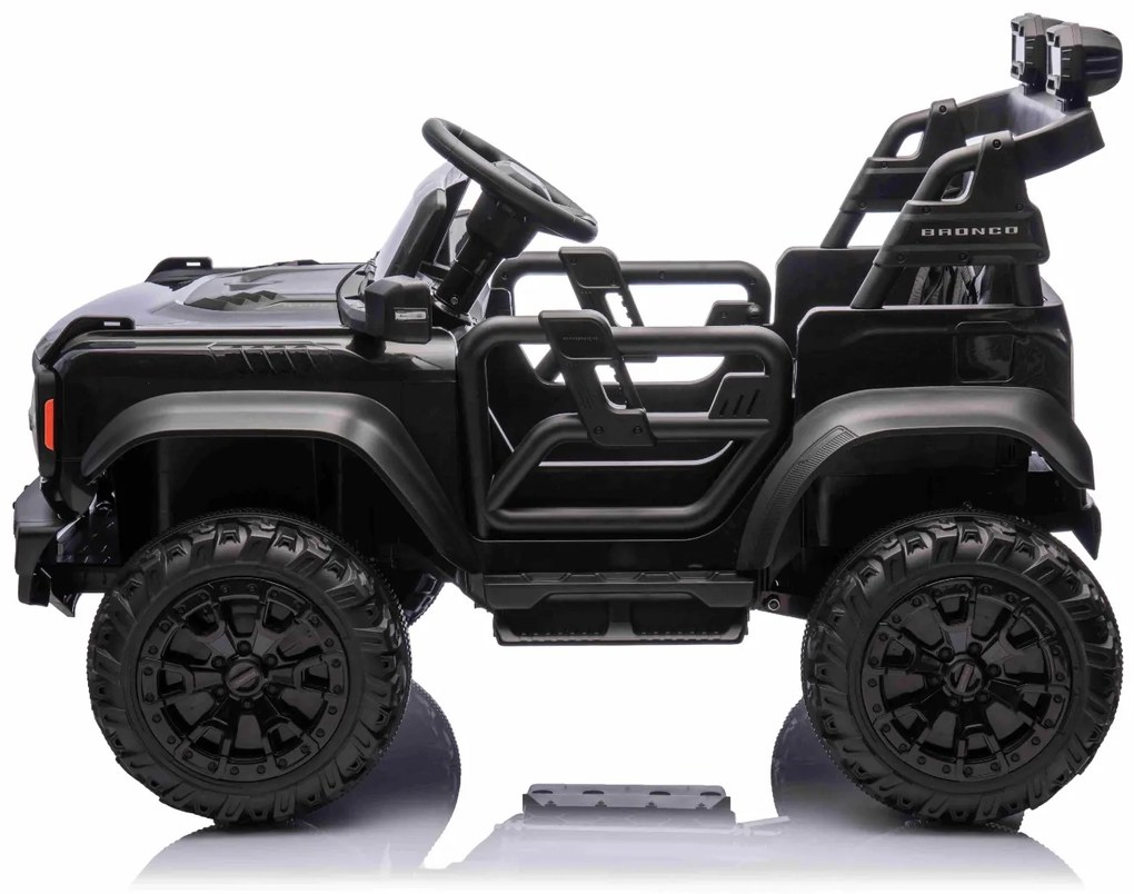 Carro elétrico para crianças 24V 2 lugares Ford Bronco XXL com tração traseira, licenciado Rodas Plástico Preto