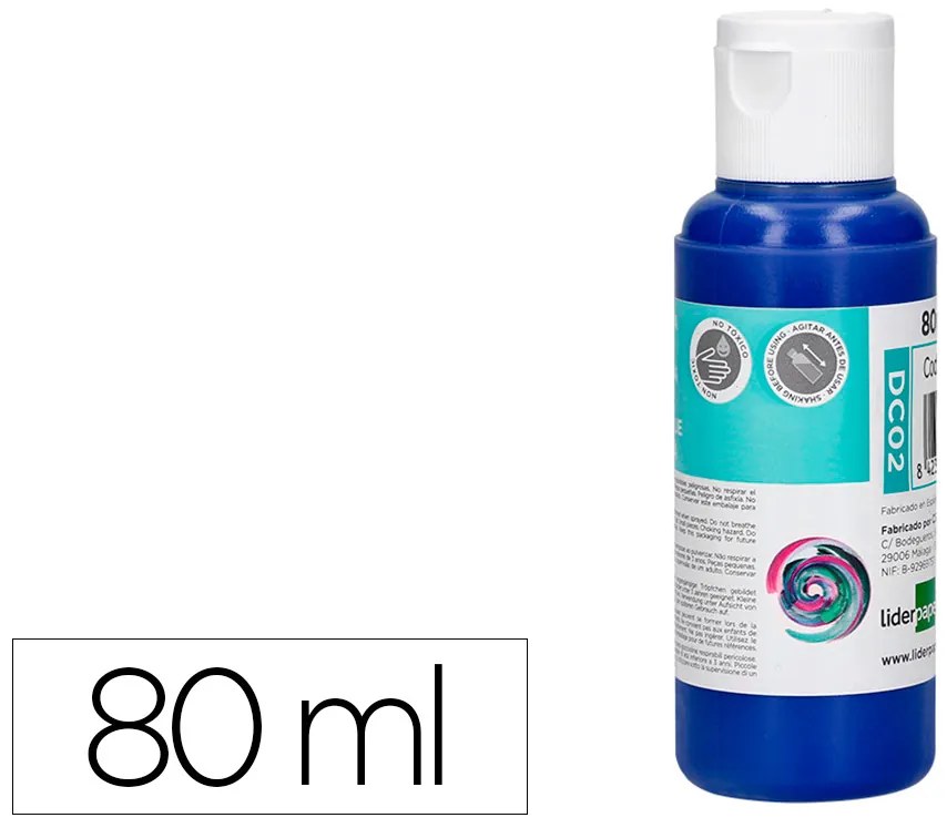 Pintura Acrilica Frasco de 80 Ml Azul Ultramar