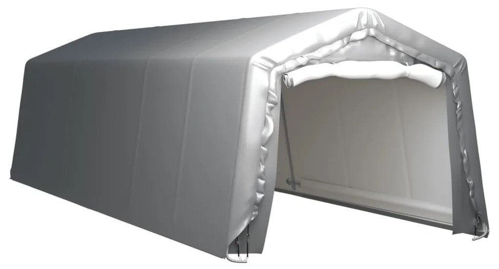 vidaXL Tenda de armazenamento 300x900 cm aço cinzento