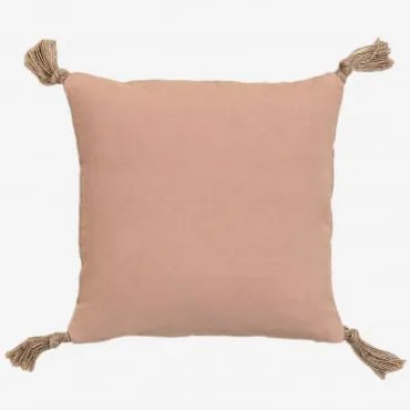 Almofada Quadrada 45x45 Cm Em Algodão Almiz Terracotta Mousse - Sklum