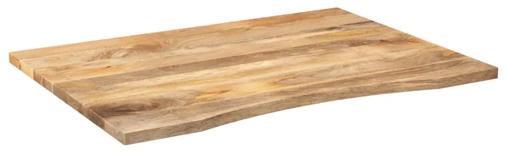 Tampo de mesa com curva 100x80x2,5 cm mangueira áspera maciça