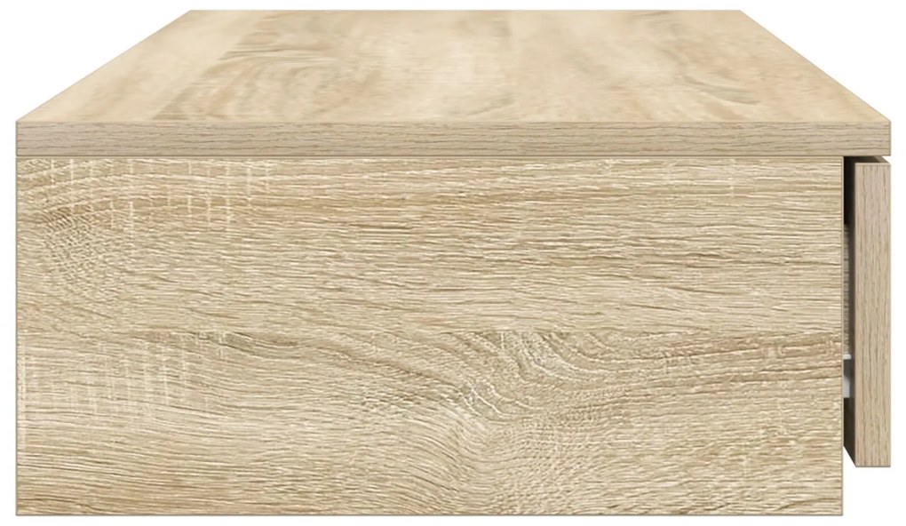 gavetas de cama vidaXL Carvalho Sonoma 80x36,5x16,5 cm Madeira Engenha
