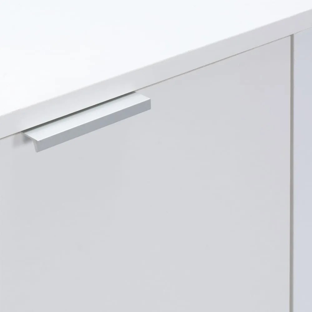 Aparador Alba com a prateleira ajustável em altura 71 x 74 x 35 cm Branco
