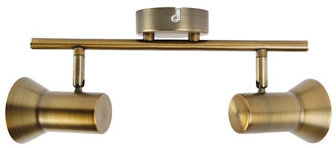 Foco de teto bronze rotativo e inclinável - Karin 2 Design,Moderno,Retro