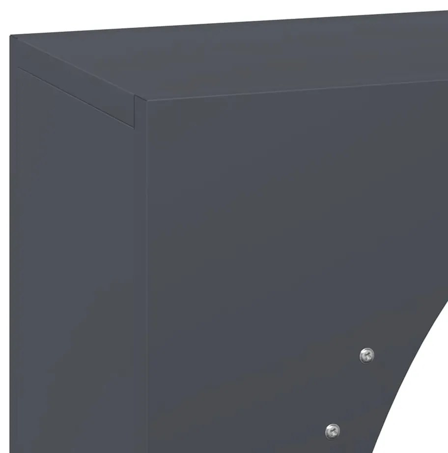 Suporte para lenha 50x23x100 cm aço laminado a frio antracite