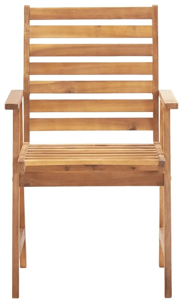 Conjunto de jantar p/ jardim 5 pcs madeira de acácia maciça